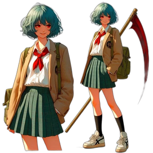 staff, jacket, weapon, sword, concept art, anime, pixel art, fantasy art transparent PNG cut-out