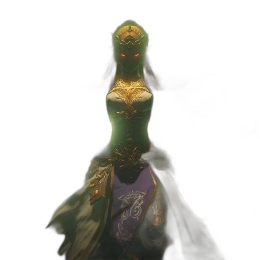 dress, crown, sword, staff, concept art, fantasy art, 3d render, pixel art transparent PNG cut-out