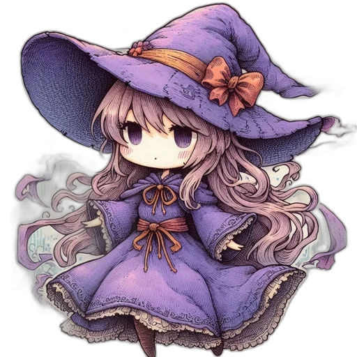 hat, staff, dress, face, pixel art, fantasy art, concept art, anime transparent PNG cut-out