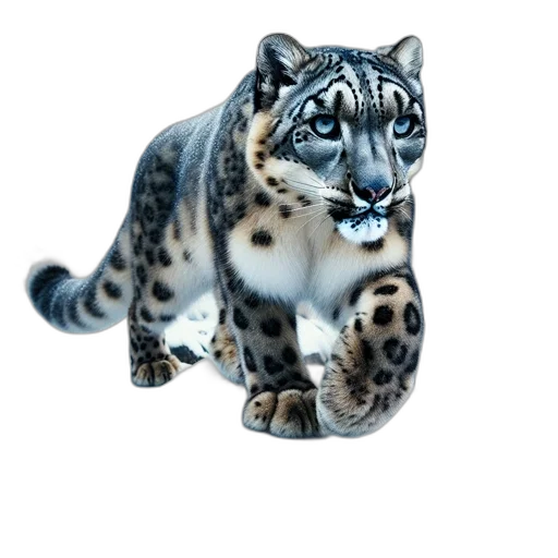 animal, creature, dragon, 3d render, concept art, fantasy art, photorealistic, snow transparent PNG cut-out