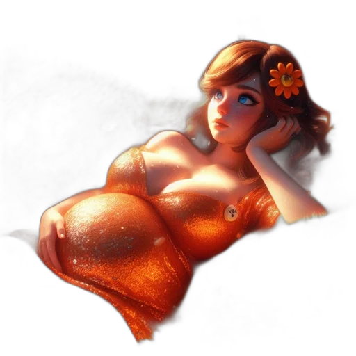 dress, crown, concept art, fantasy art, photorealistic, pixel art, outer space, snow transparent PNG cut-out