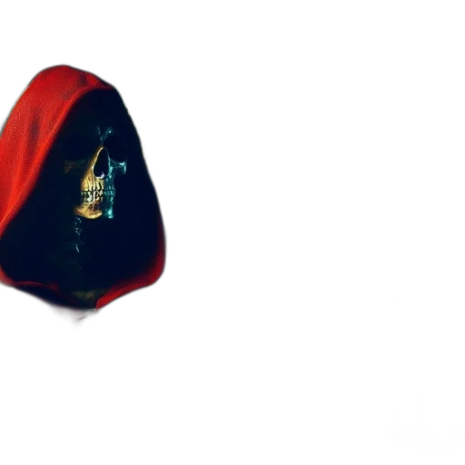 mask, hat, crown, jacket, 3d render, concept art, photorealistic, outer space transparent PNG cut-out