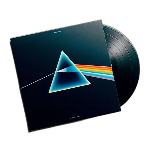 image, displays, vinyl, record, sleeve, dark, side, moon transparent PNG cut-out