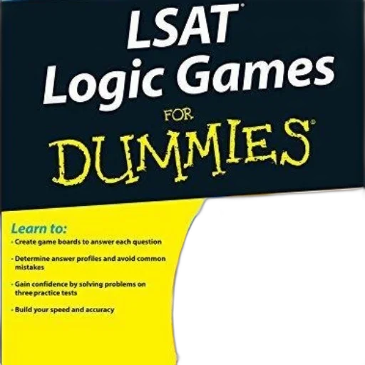 lsat, logic, games, dummies, book, cover, featuring, game transparent PNG cut-out