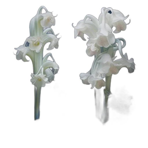jewelry, flower, crown, 3d render, ethereal, forest, scene, features transparent PNG cut-out