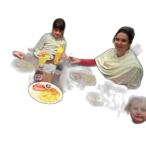 food, photorealistic, 3d render, oil painting, fire, rain, forest, family transparent PNG cut-out