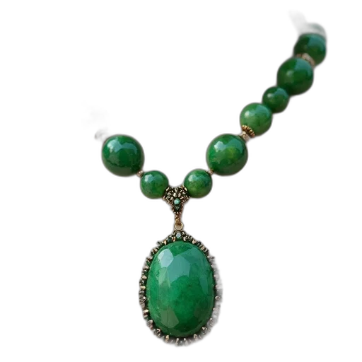 jewelry, crown, green, colliere transparent PNG cut-out