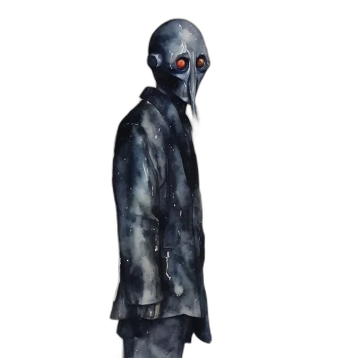 mask, robot, jacket, creature, concept art, watercolor, pixel art, comic book art transparent PNG cut-out