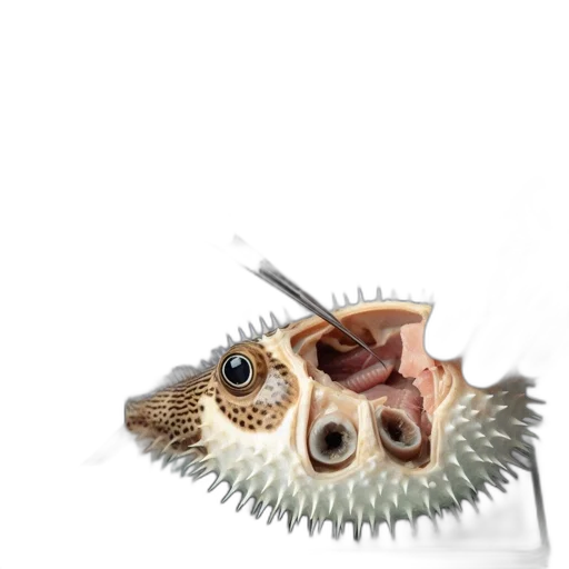 creature, animal, food, staff, photorealistic, 3d render, concept art, underwater transparent PNG cut-out