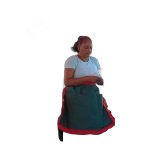 dress, staff, umbrella, furniture, 3d render, concept art, photorealistic, woman transparent PNG cut-out
