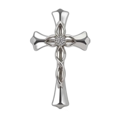 sword, jewelry, weapon, staff, silver, cross, twisted, design transparent PNG cut-out
