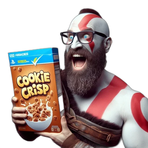 food, creature, comic book art, concept art, photorealistic, 3d render, man, dressed transparent PNG cut-out