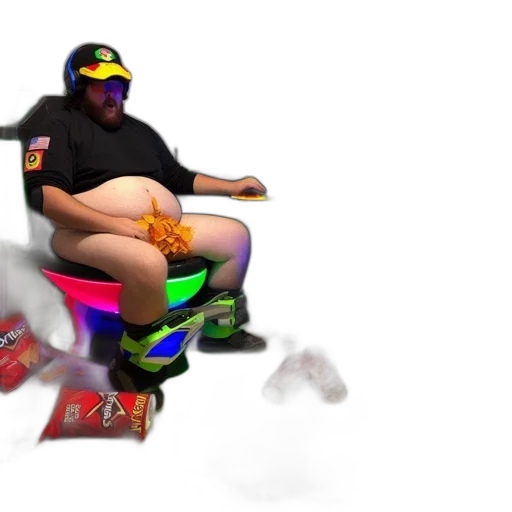 food, car, creature, robot, concept art, 3d render, photorealistic, vaporwave transparent PNG cut-out