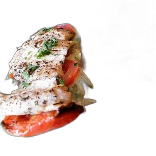 food, photorealistic, 3d render, delicious transparent PNG cut-out