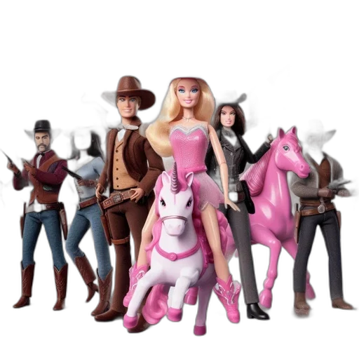 concept art, 3d render, cartoon, fantasy art, illustration, iconic, westworld, characters transparent PNG cut-out
