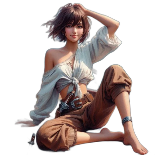 staff, weapon, dress, sword, concept art, fantasy art, photorealistic, oil painting transparent PNG cut-out