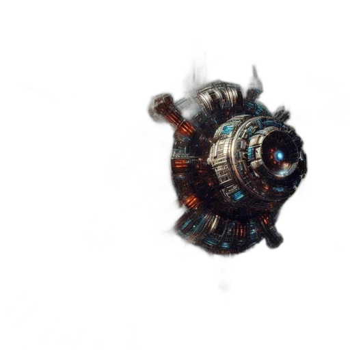 weapon, robot, mask, dragon, concept art, fantasy art, 3d render, pixel art transparent PNG cut-out