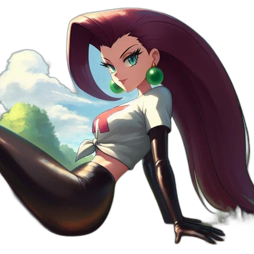 staff, hair, dress, concept art, anime, fantasy art, pixel art, animated transparent PNG cut-out