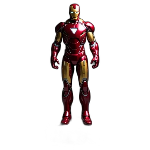 robot, 3d render, concept art, comic book art transparent PNG cut-out