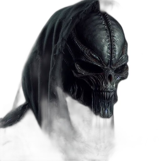 mask, face, creature, animal, concept art, fantasy art, photorealistic, comic book art transparent PNG cut-out