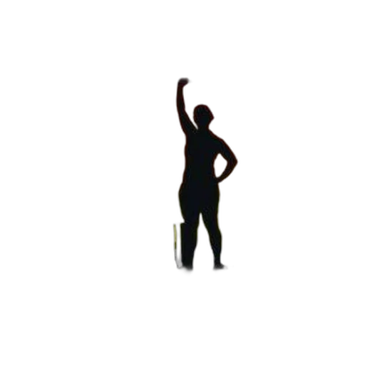staff, dress, umbrella, robot, 3d render, pixel art, concept art, photorealistic transparent PNG cut-out