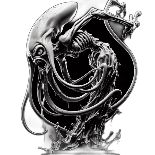 dragon, creature, weapon, animal, concept art, fantasy art, comic book art, photorealistic transparent PNG cut-out