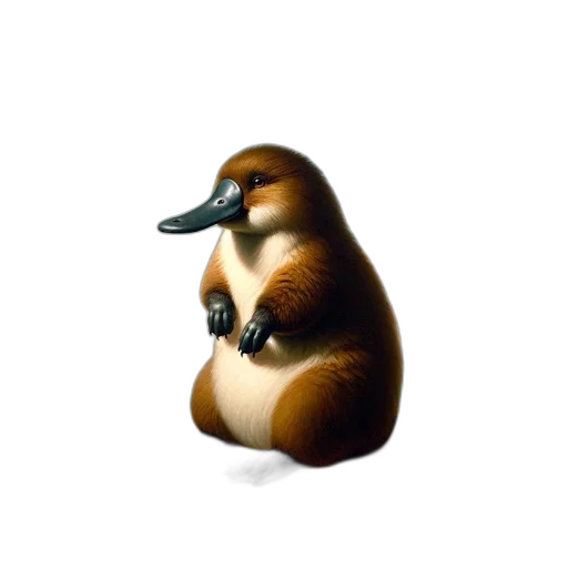 animal, creature, hat, robot, 3d render, concept art, photorealistic, pixel art transparent PNG cut-out