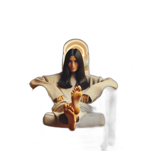 furniture, shoes, jewelry, hair, concept art, photorealistic, 3d render, oil painting transparent PNG cut-out