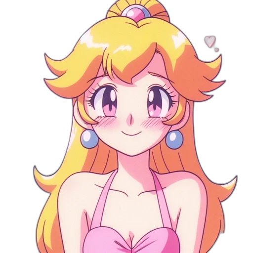 crown, dress, staff, anime, cartoon, pixel art, watercolor, pastel transparent PNG cut-out