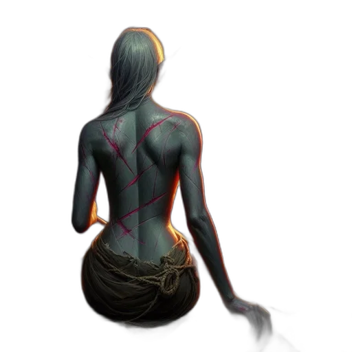 dress, jewelry, hair, creature, concept art, fantasy art, watercolor, pixel art transparent PNG cut-out