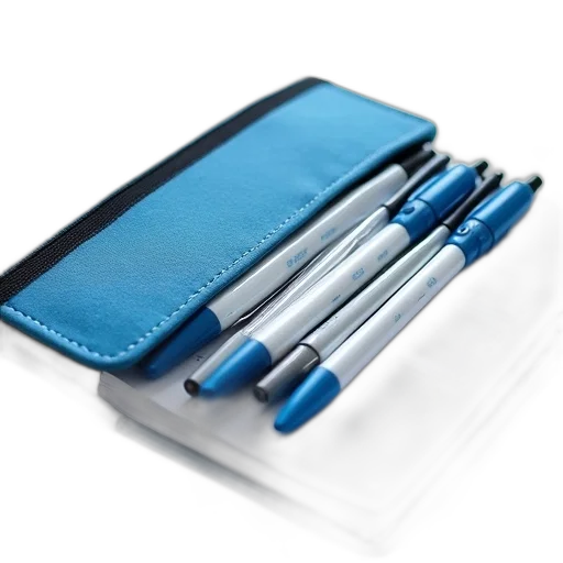 staff, blue, fabric-covered, notebook, white, interior, black, elastic transparent PNG cut-out