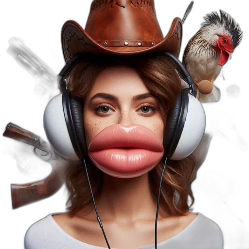 mask, face, hat, creature, photorealistic, concept art, cartoon, 3d render transparent PNG cut-out