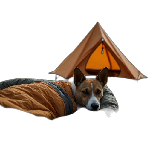 animal, umbrella, jacket, staff transparent PNG cut-out