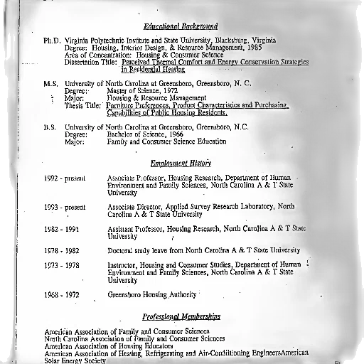 resume, page, educational, background, employment, history, professional, memberships transparent PNG cut-out