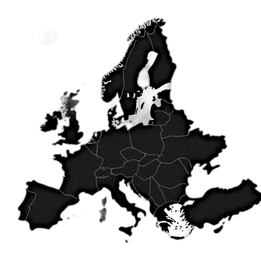 staff, black, dot, map, europe, dotted, regions, royalty transparent PNG cut-out
