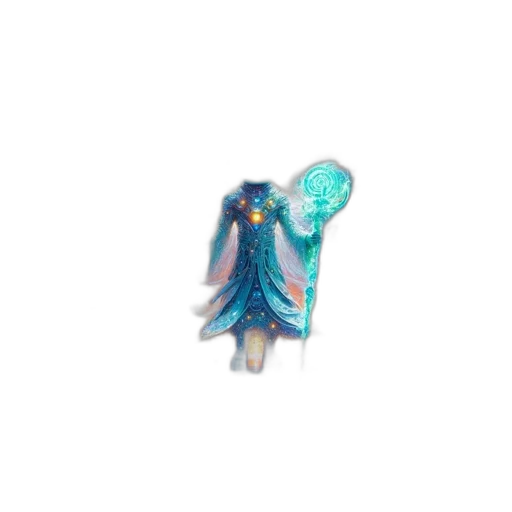 jewelry, staff, dragon, creature, 3d render, vaporwave, concept art, fantasy art transparent PNG cut-out