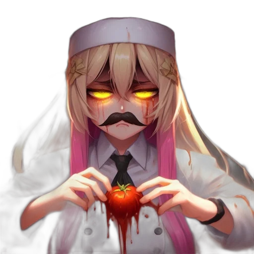 food, mask, staff, face, pixel art, anime, concept art, fantasy art transparent PNG cut-out
