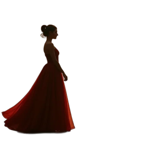 dress, crown, jewelry, staff transparent PNG cut-out