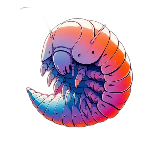 creature, dragon, animal, hair, concept art, pixel art, vaporwave, fantasy art transparent PNG cut-out