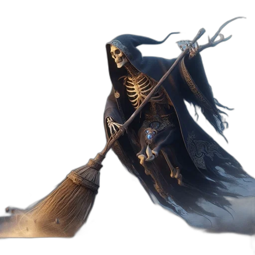 sword, staff, weapon, mask, concept art, fantasy art, 3d render, photorealistic transparent PNG cut-out