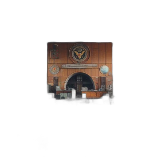 weapon, building, staff, furniture, pixel art, concept art, 3d render, abandoned transparent PNG cut-out