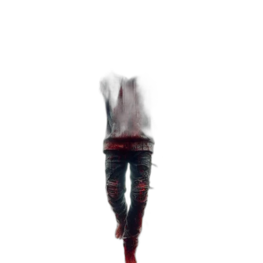 creature, jacket, staff, weapon, concept art, pixel art, 3d render, photorealistic transparent PNG cut-out