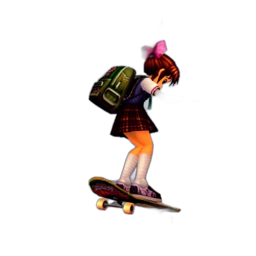 hat, dress, jacket, concept art, 3d render, vaporwave, pixel art, video transparent PNG cut-out