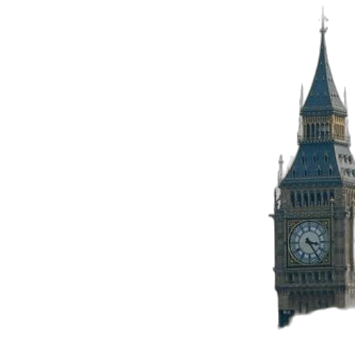 building, 3d render, concept art, photorealistic, view, big, ben, london transparent PNG cut-out