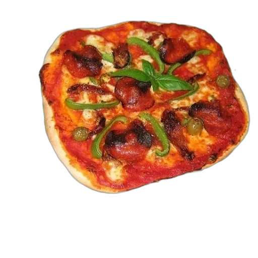 food, face, animal, jewelry, photorealistic, 3d render, fire, pizza transparent PNG cut-out