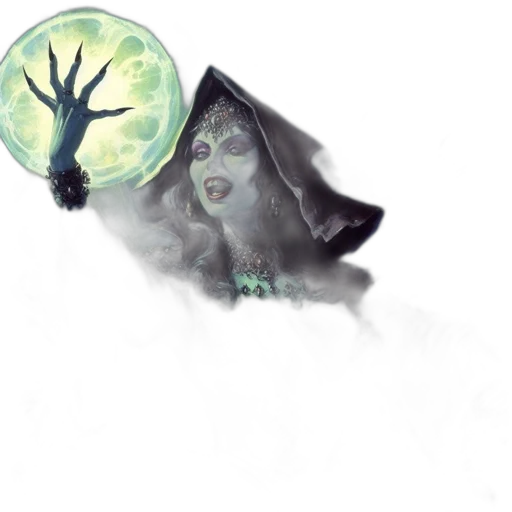 creature, mask, staff, face, fantasy art, concept art, watercolor, comic book art transparent PNG cut-out