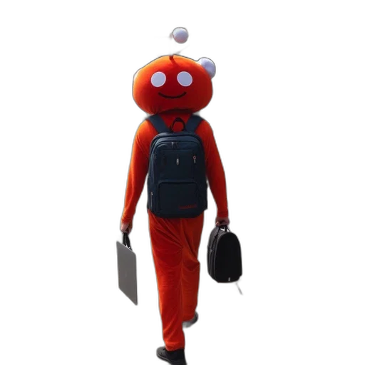 staff, creature, mask, robot, 3d render, concept art, outer space, individual transparent PNG cut-out
