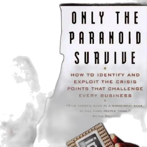 cover, only, paranoid, survive, andy, grove, featuring, close-up transparent PNG cut-out