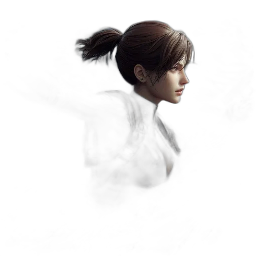 face, dragon, staff, photorealistic, concept art, fantasy art, 3d render, fog transparent PNG cut-out