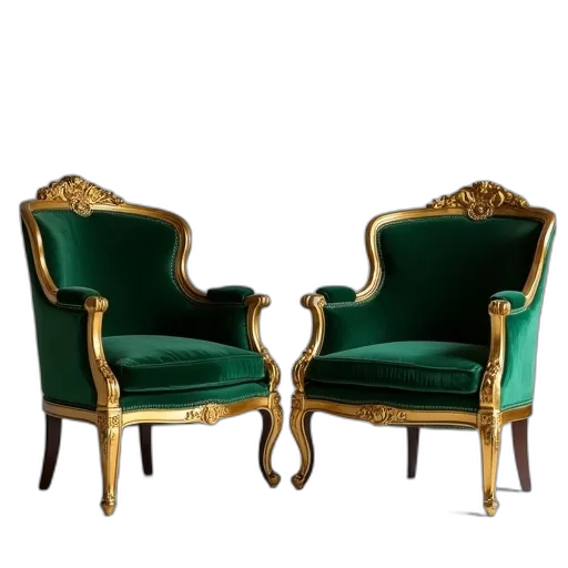 furniture, crown, 3d render, photorealistic transparent PNG cut-out